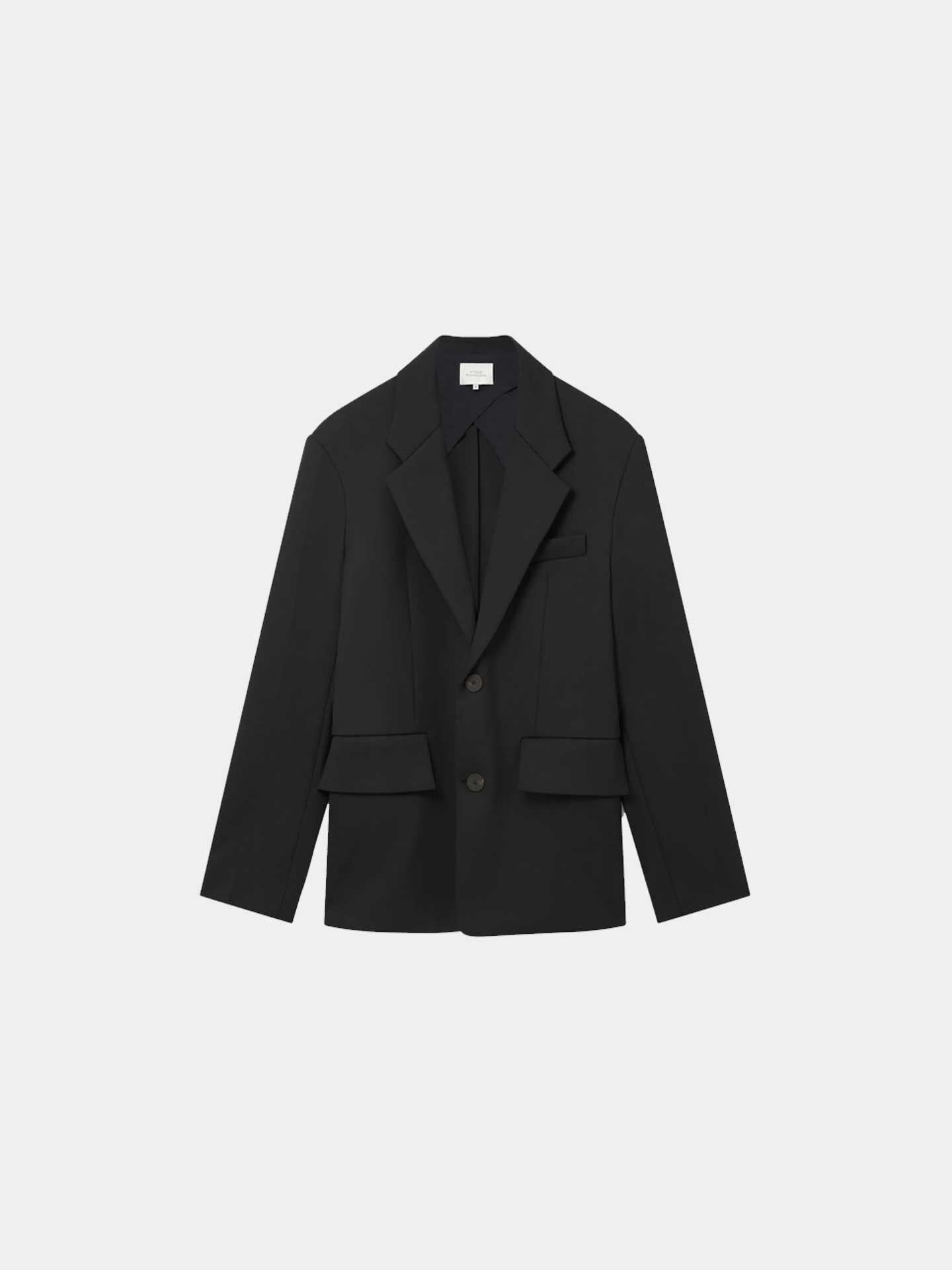 Studio Nicholson Mizumi Viscose Jacket Black Studio Nicholson Mizumi Viscose Jacket Black