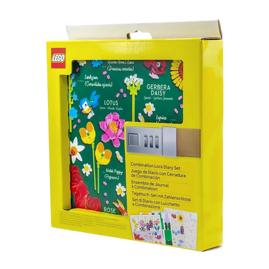 IQ HONG KONG X樂高 花植系列密碼鎖日記盒