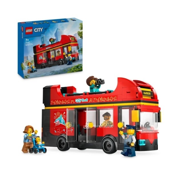 【玩具研究中心】LEGO 樂高 城市系列 紅色雙層觀光巴士 60407