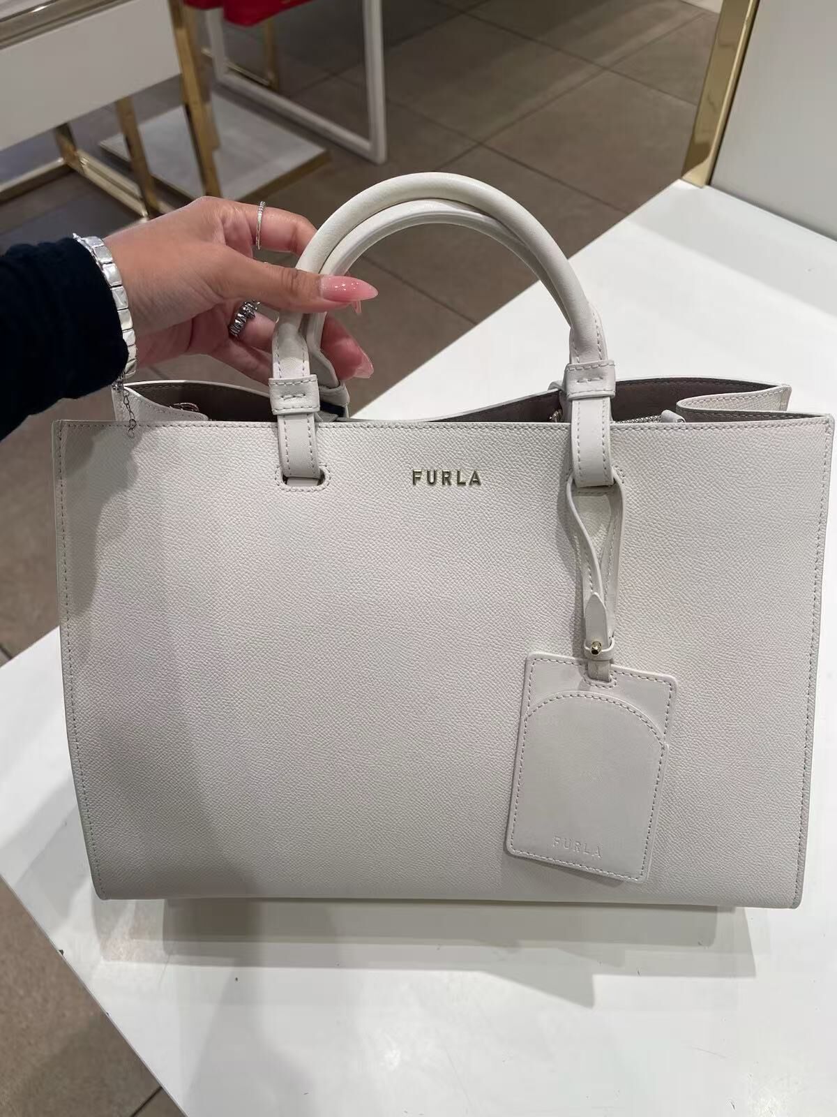 【預購】H0612104 Furla 托特包 (白色)