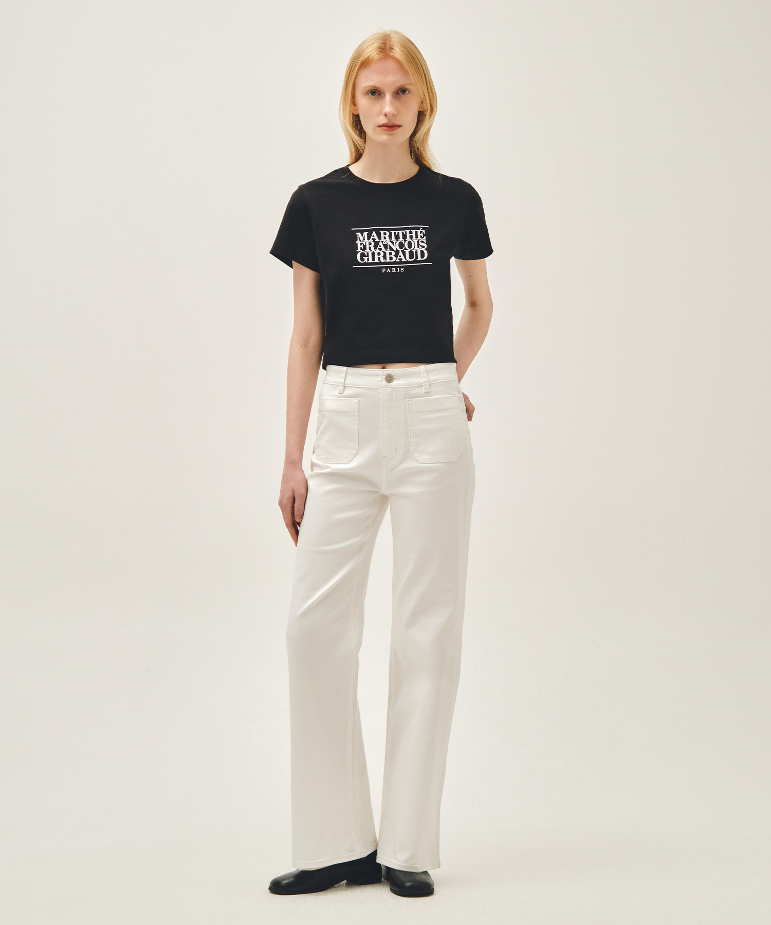 MFG 經典Logo短版短袖T恤｜女款Crop Tee｜夏季特價款