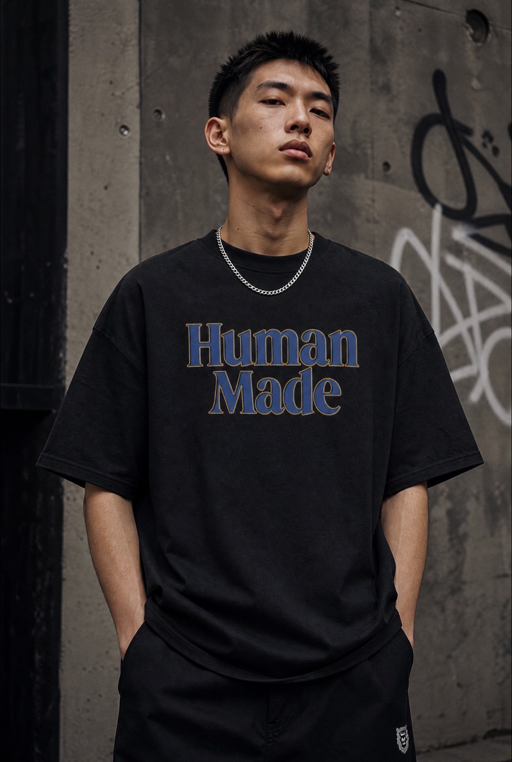 <本週新品> HUMAN MADE GRAPHIC T-SHIRT 美式字體 黑 白 兩色