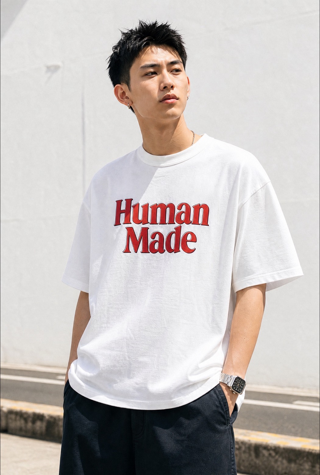 <本週新品> HUMAN MADE GRAPHIC T-SHIRT 美式字體 黑 白 兩色