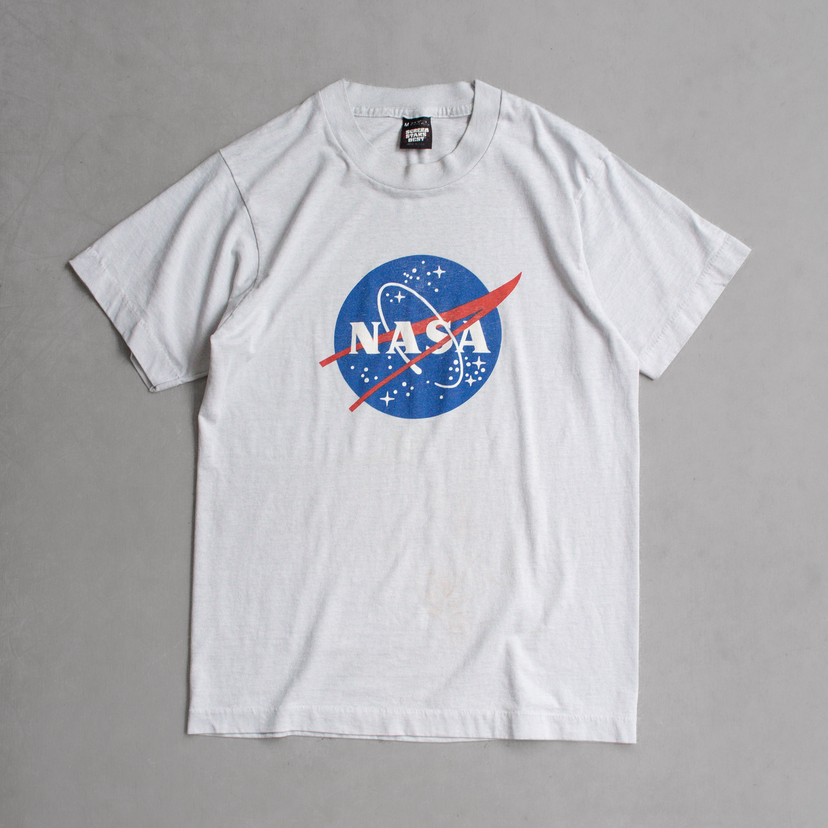 80S VINTAGE NASA TEE 美國製 灰色 太空總署 短袖 T恤