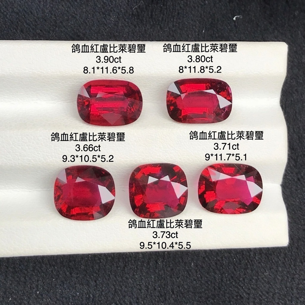 Imperial Crimson｜Pigeon Blood Rubellite Tourmaline Loose Gemstone