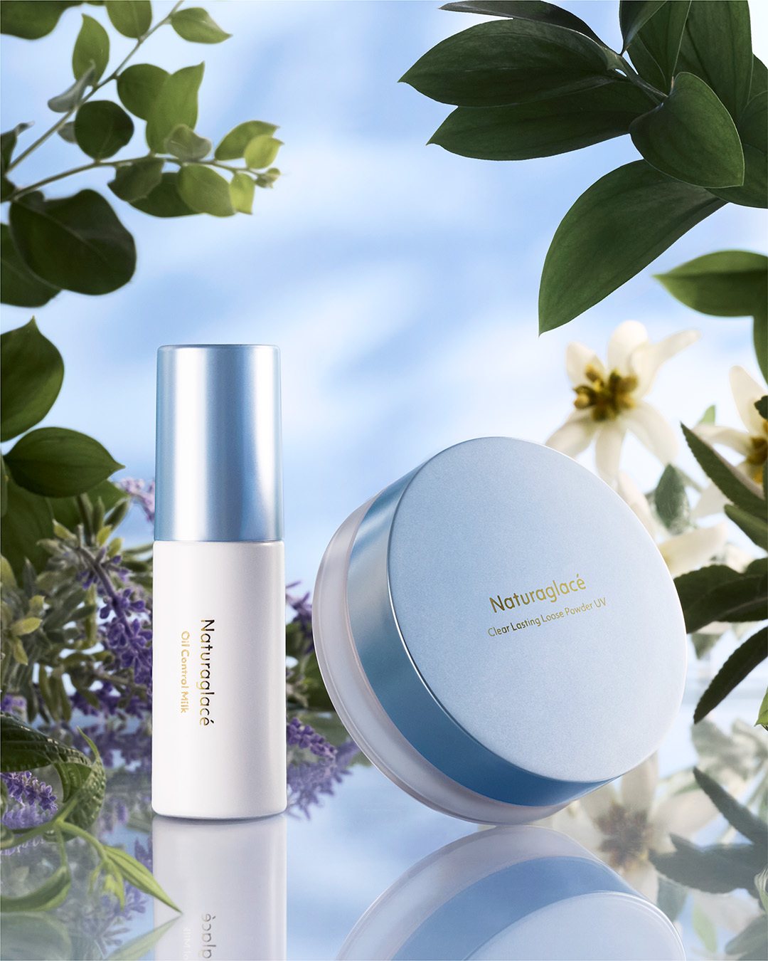 [限定] NATURAGLACE Oil Control Milk C 清爽控油妝前乳 / Clear Lasting Loose Powder UV 透明持久蜜粉 Summer Base Makeup 2026