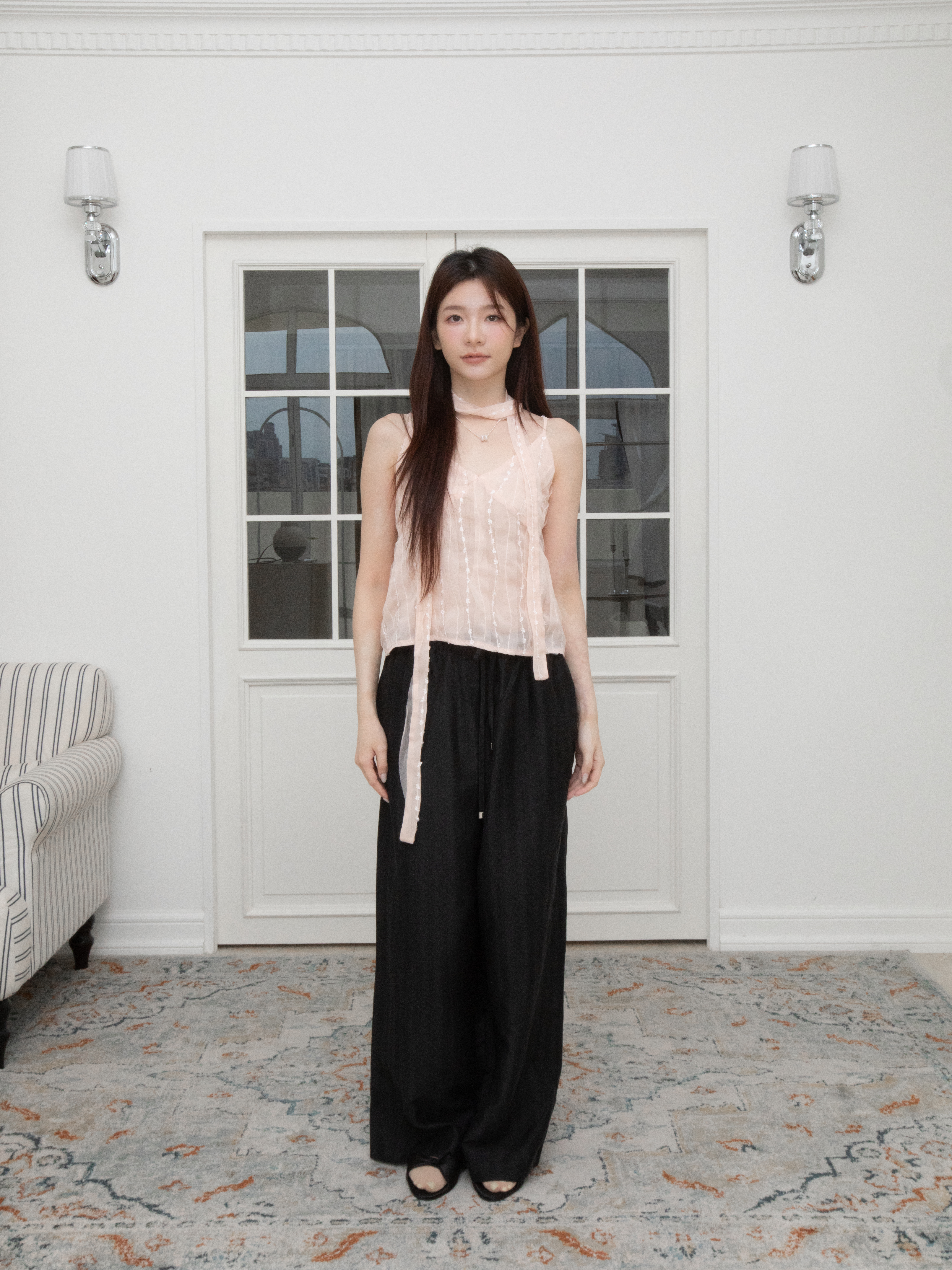 T20 SHEER TULLE CROP TOP