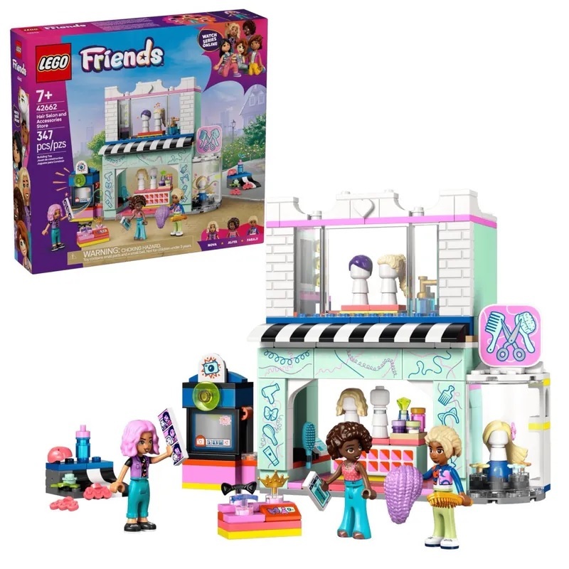 【玩具研究中心】LEGO 樂高 Friends 美髮沙龍和配飾店 42662