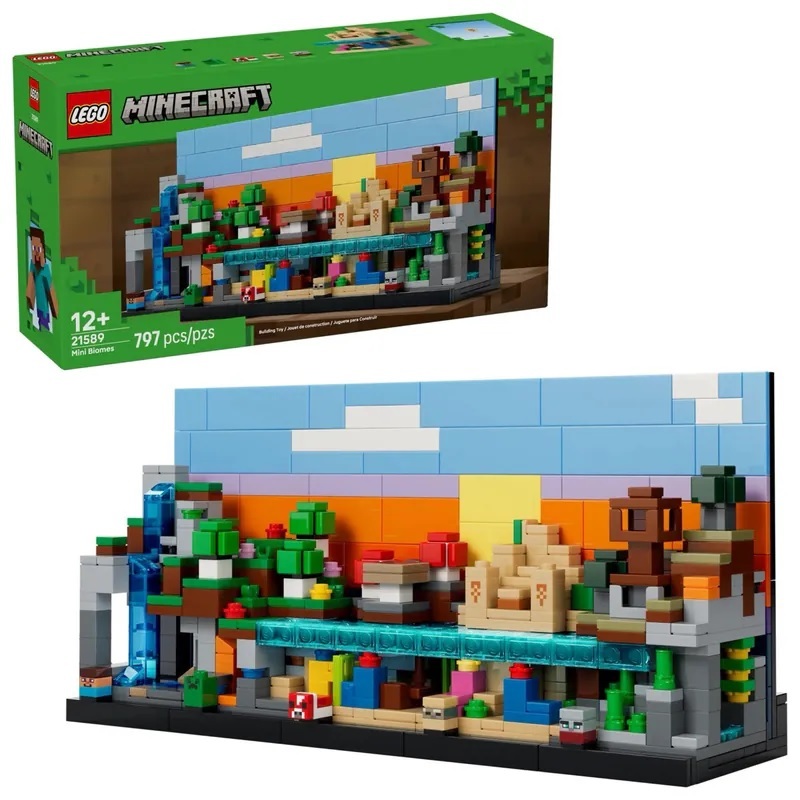 【玩具研究中心】LEGO 樂高 Minecraft 迷你生態域 21589