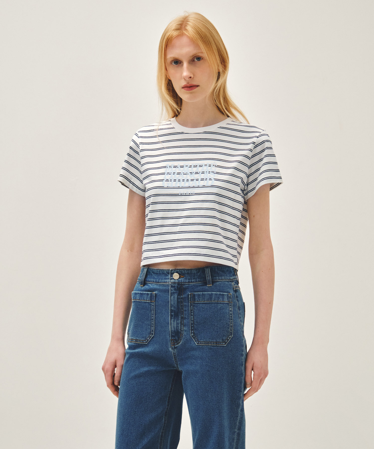 MFG 經典Logo短版短袖T恤｜女款Crop Tee｜夏季特價款