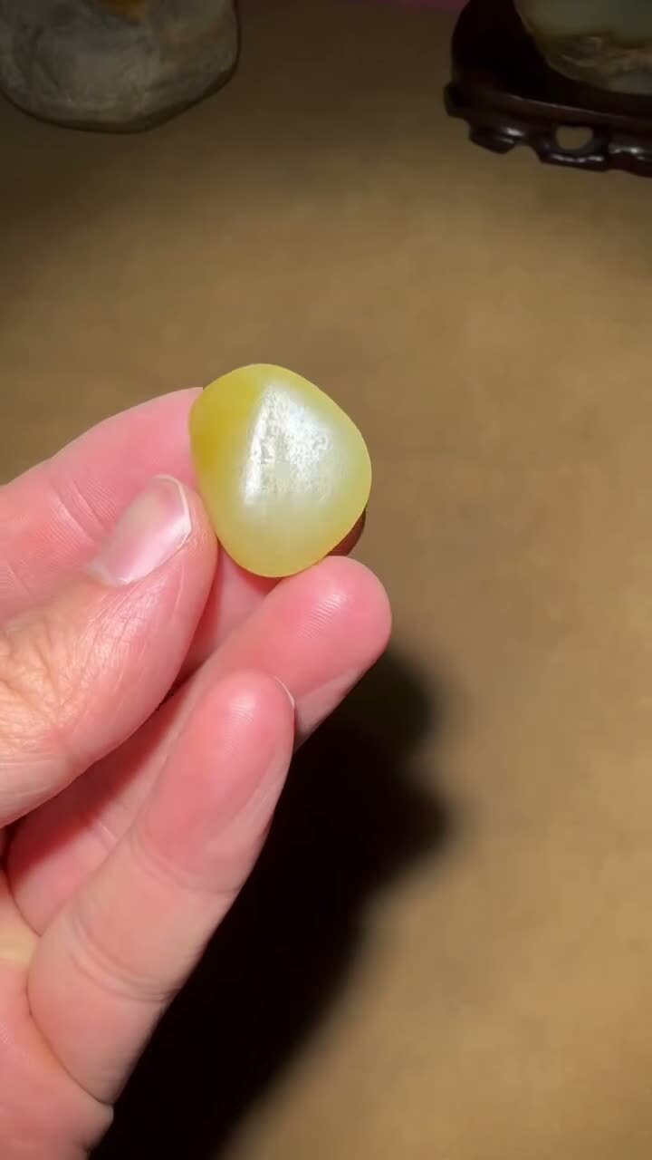 和田玉旱籽原籽,天然和田玉軟玉