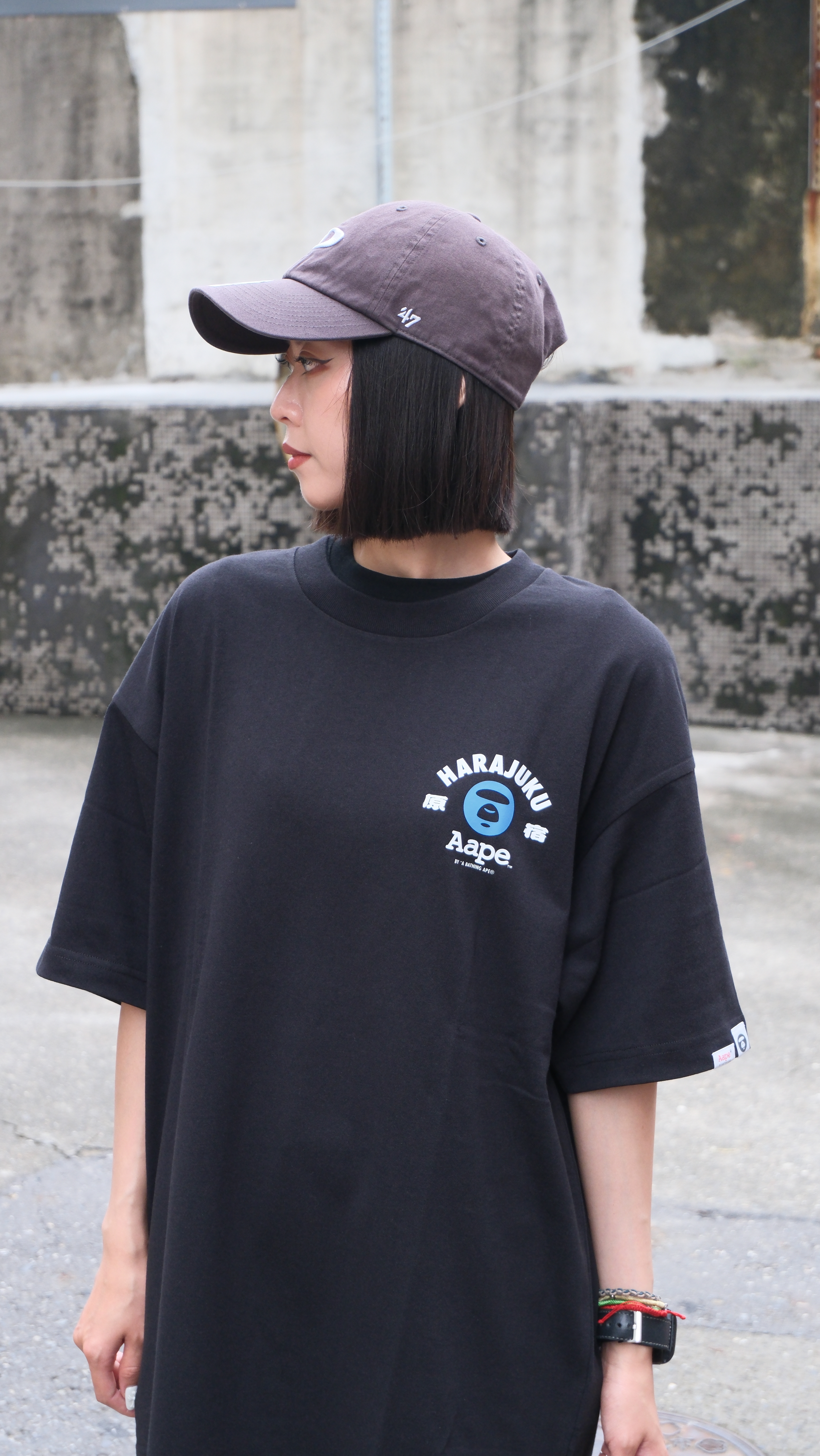 AAPE 14週年 原宿限定 藍迷彩 短Tee AAPTEM10017XQ