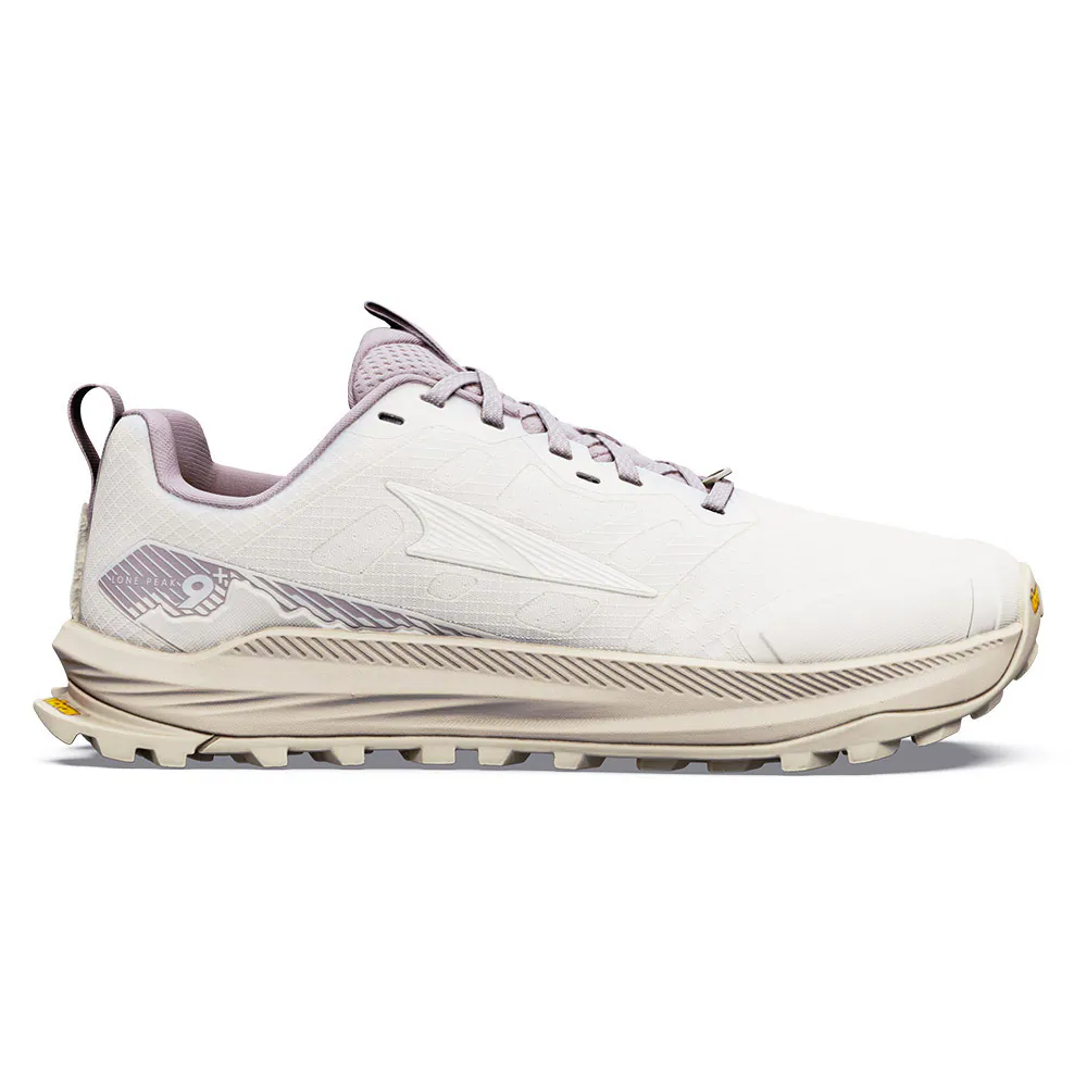 ALTRA LONE PEAK 9+ 女款 w/ Vibram Megagrip 經典越野跑鞋 珍珠白/米褐