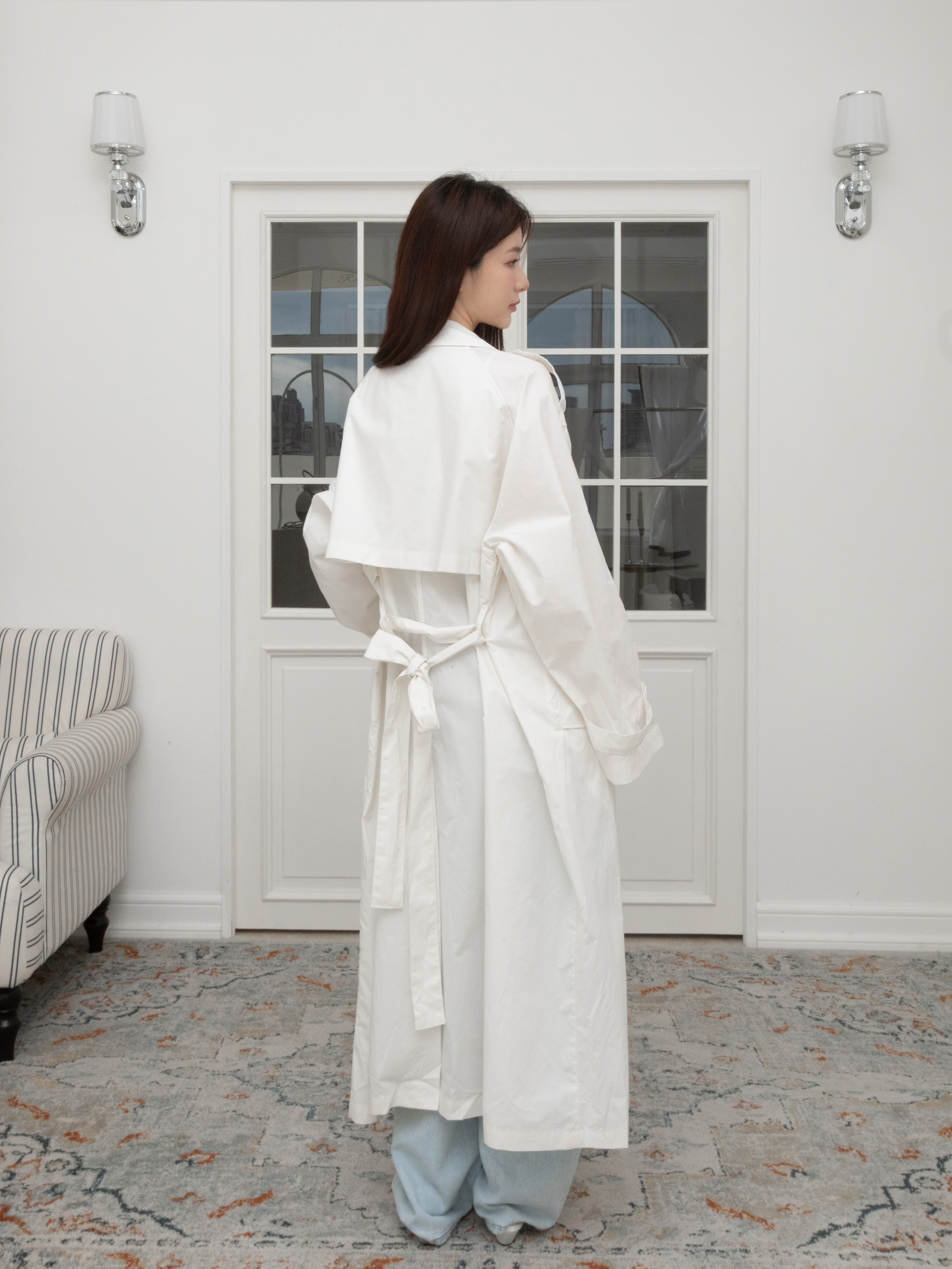 T21 OVERSIZED TRENCH COAT