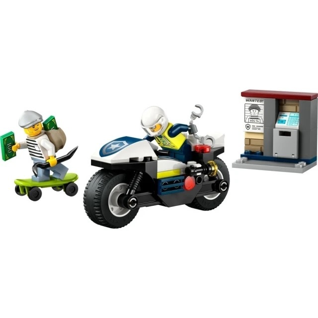 【玩具研究中心】LEGO 樂高 城市系列 警用摩托車追逐戰 60455