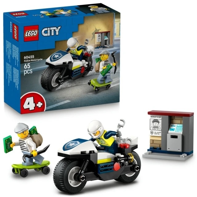 【玩具研究中心】LEGO 樂高 城市系列 警用摩托車追逐戰 60455