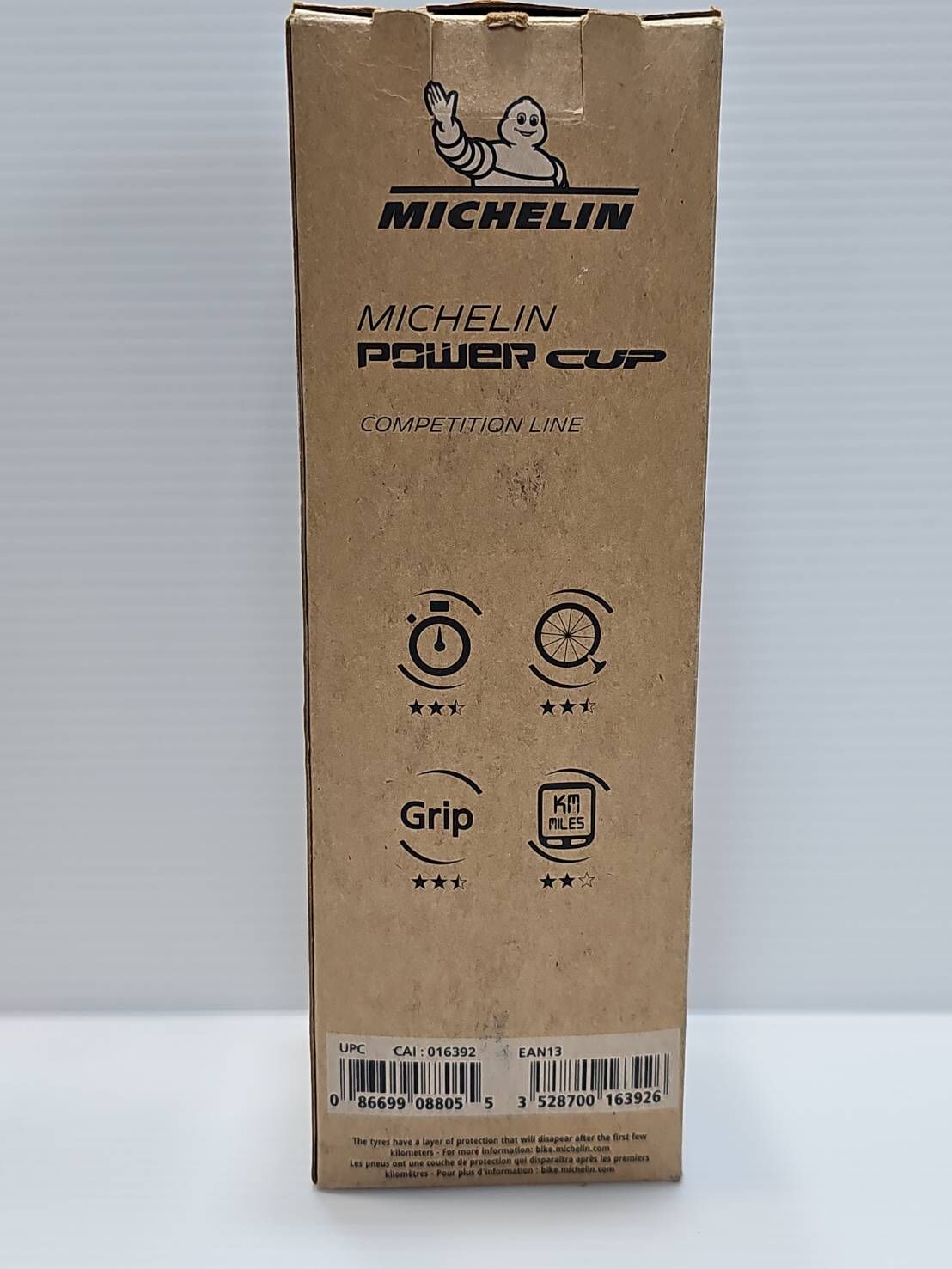 米其林 MICHELIN POWER CUP OPEN外胎 700*25C  黑色胎 公路車外胎 開口胎 有內胎的外胎 黑色外胎 外胎