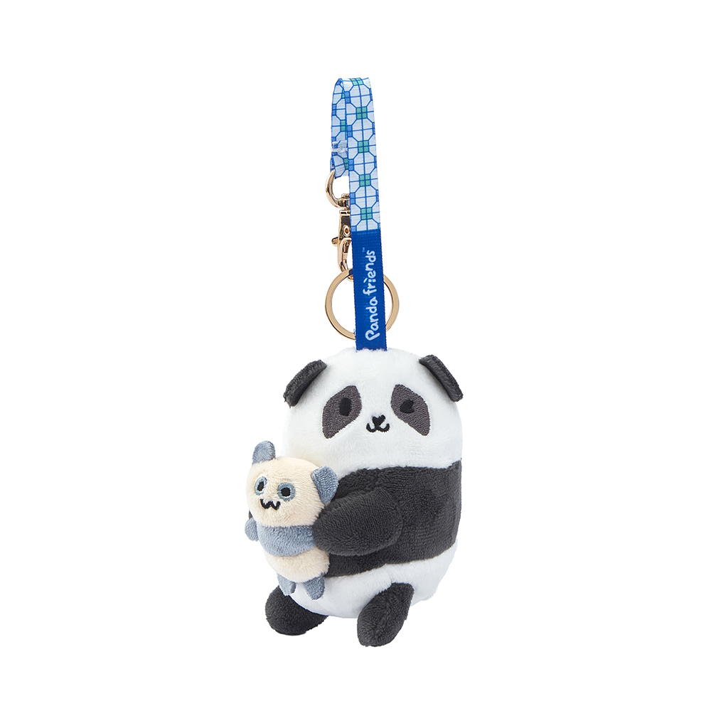 Panda Friends Hong Kong Food Collection: De De with Panda Baby Plush Keychain