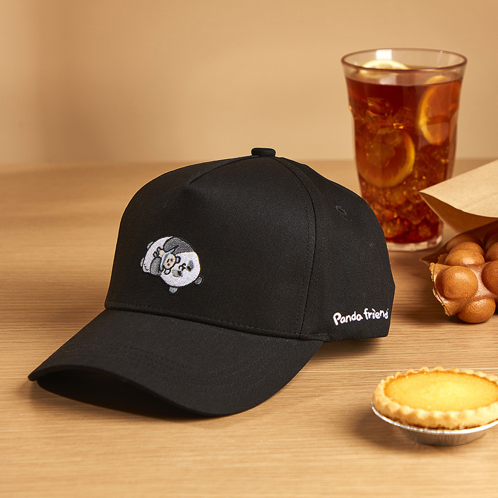 Panda Friends Hong Kong Food Collection: De De with Panda Baby Black Cap
