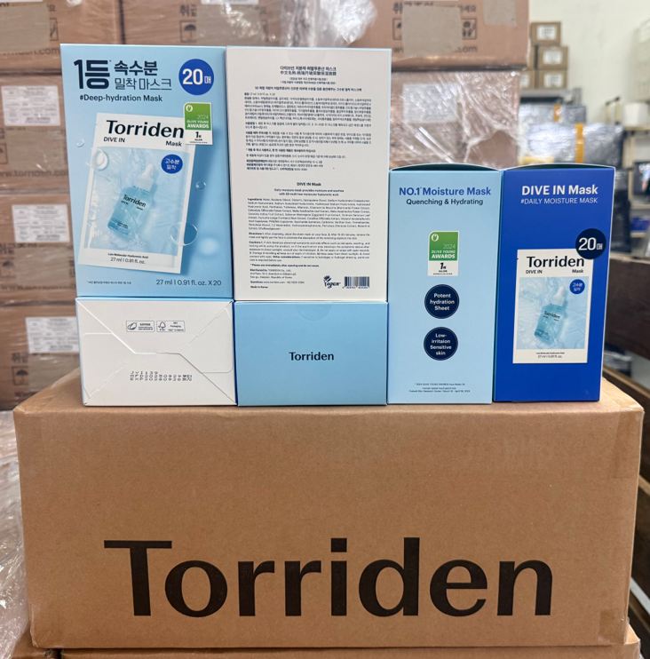 BE005 Torriden 玻尿酸保濕面膜 藍色 27ml (20片裝) EXP:2028.09