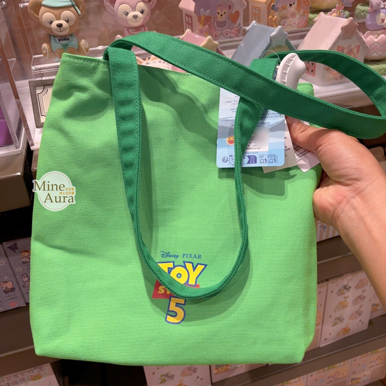 玩具總動員5 莉莉板 Lily Pad 青蛙造型平板電腦 圖案 單肩包 玩具總動員 Toy Story -上海迪士尼樂園