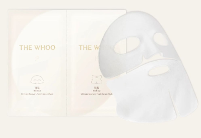 BE103 2026新版 THE WHOO后 秘貼面膜煥能修護面膜，傾注一整瓶精華 NAD+及NMN同步修護 (有盒) EXP:2028-10
