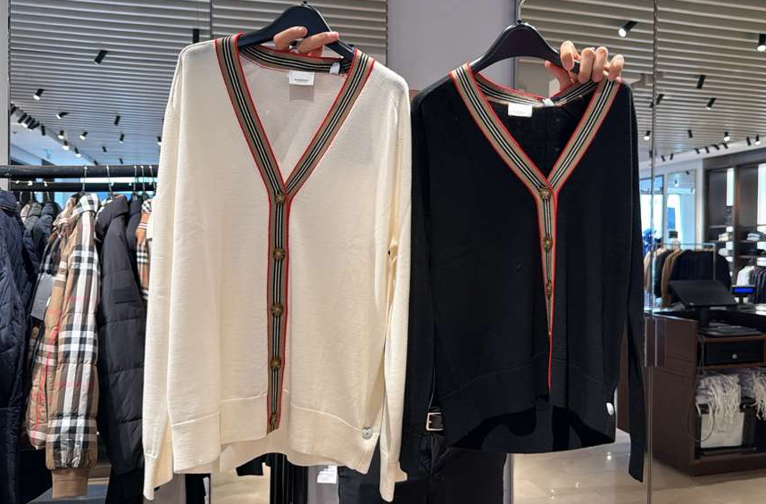 BE091 Burberry 格紋外套