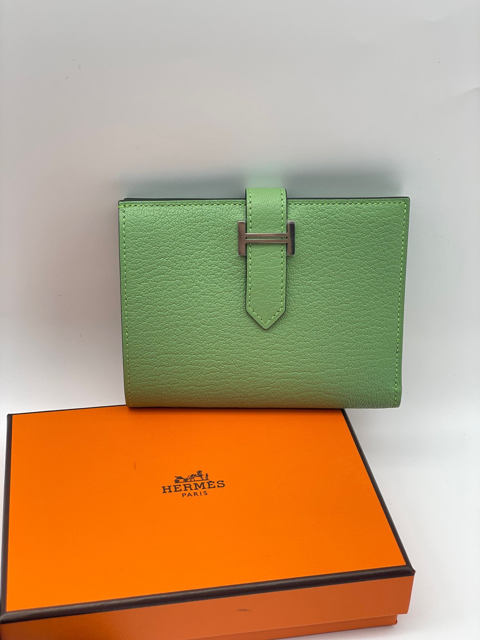BE033 Hermes Bearn Compact Wallet - CHEURE MYSORE 9.5 x 12 cm H039709CK 3I