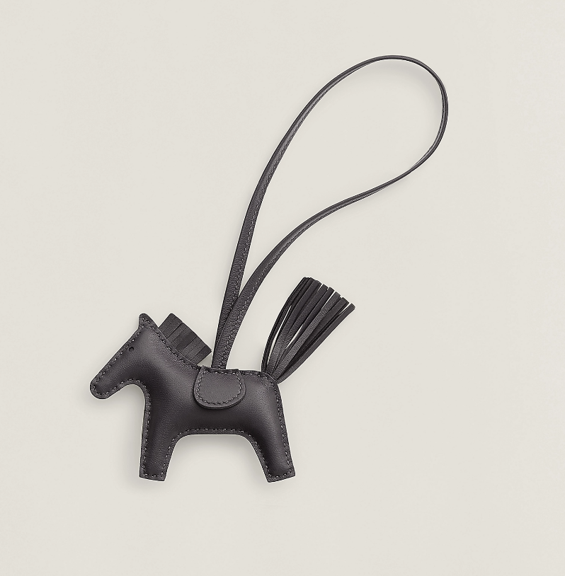 BE041 Hermes Rodeo PM charm - ardoise 9.7 x 7.8 cm H064929CAFF