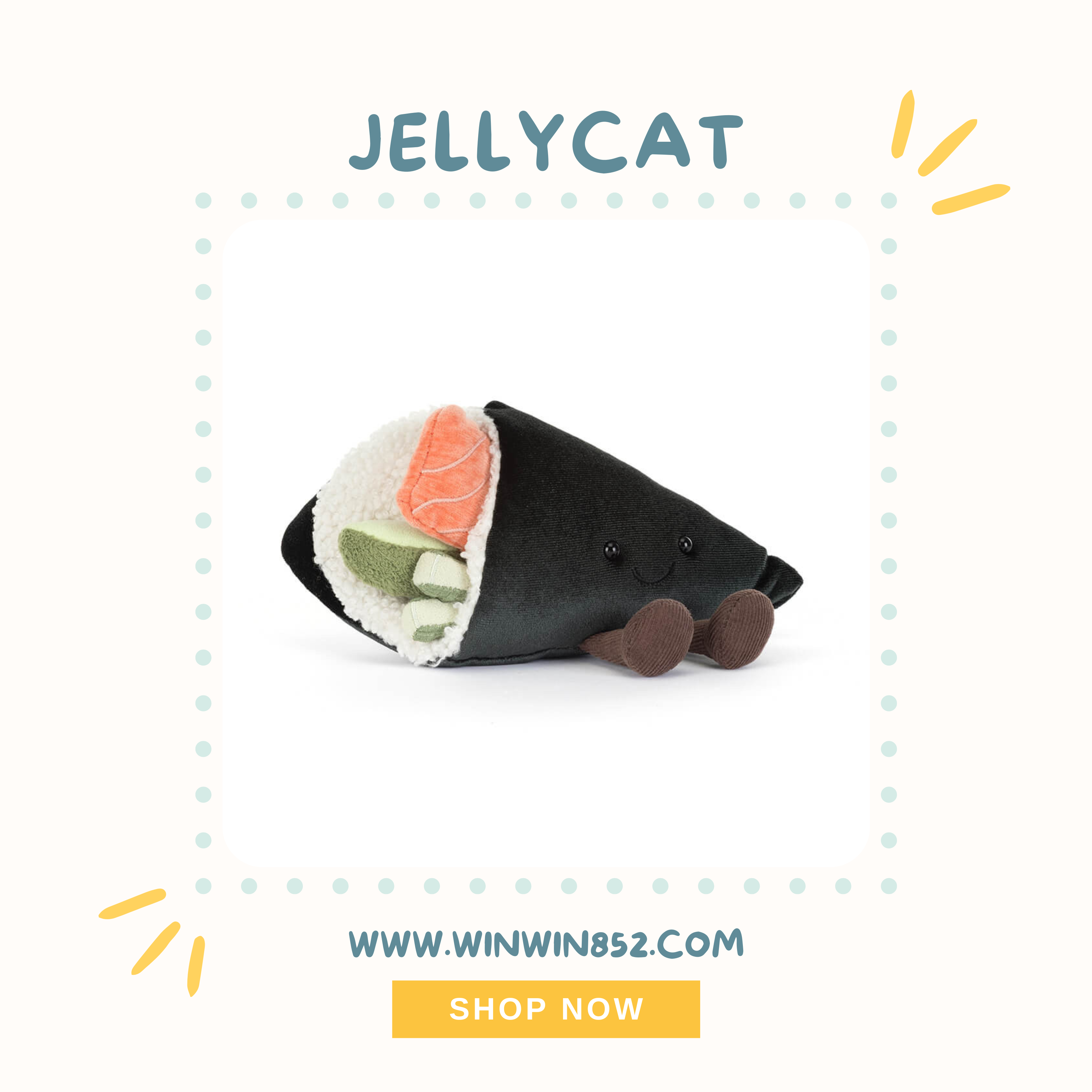 Jellycat Amuseables Coneroi Temaki