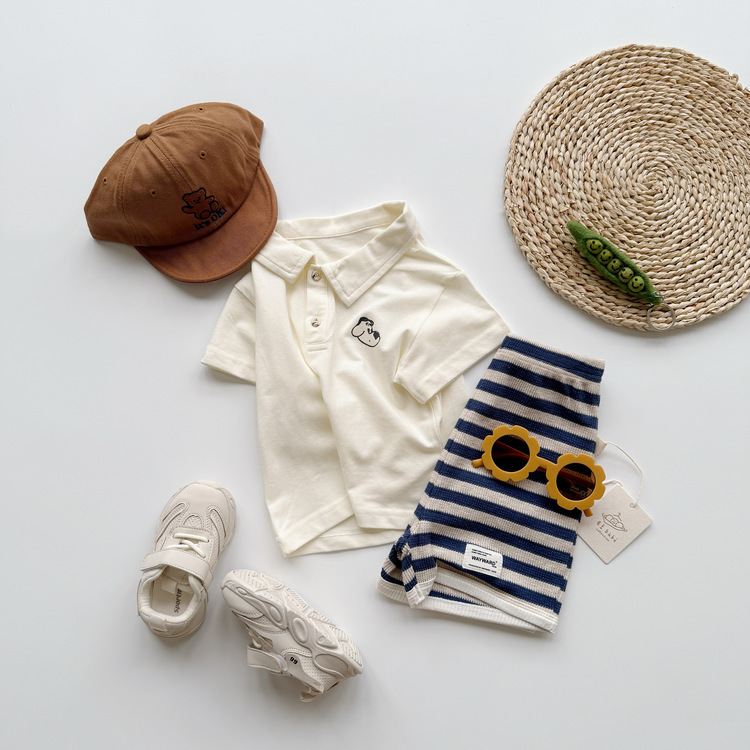 手繪塗鴉狗狗POLO衫