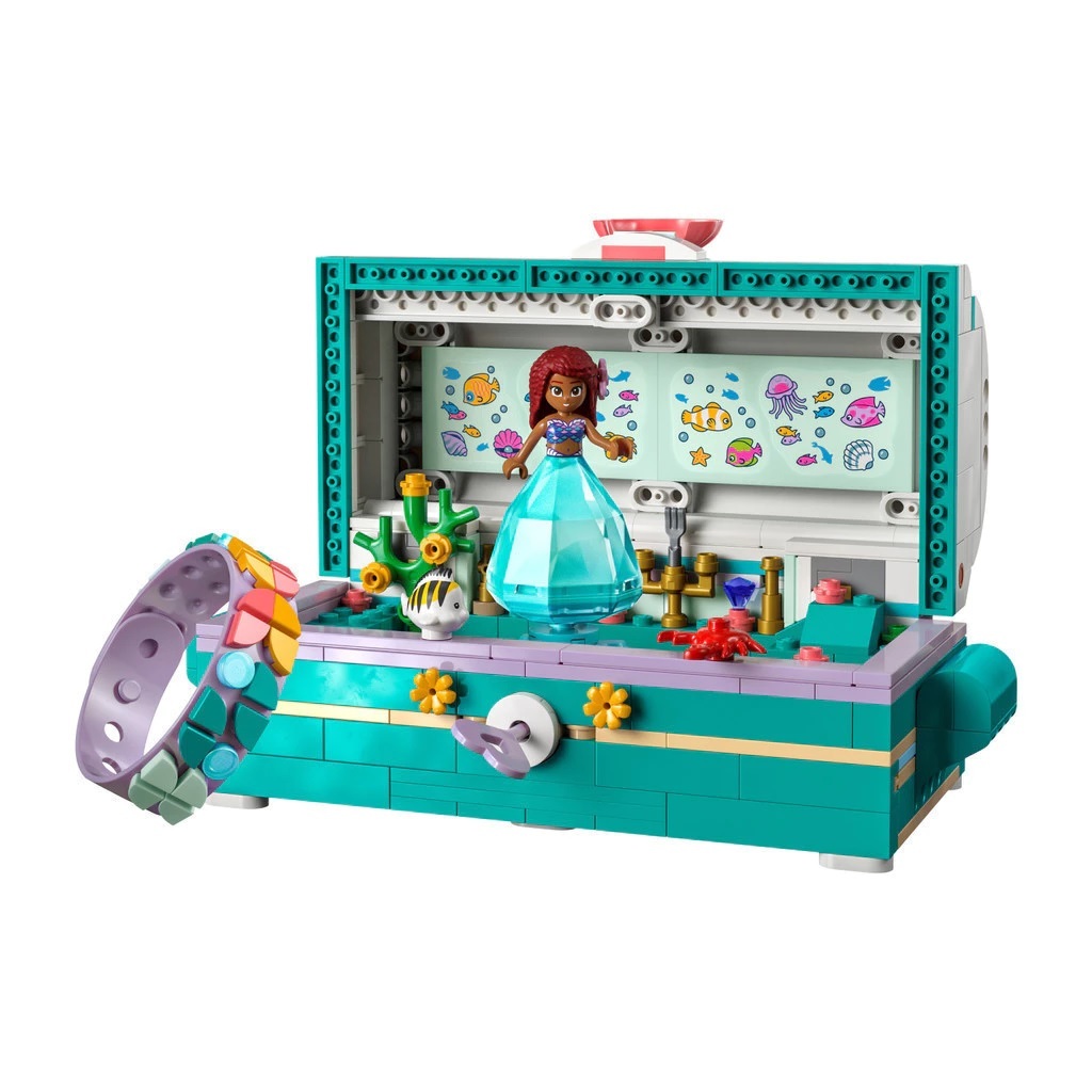 【玩具研究中心】LEGO 樂高 迪士尼 小美人魚收納寶盒 43229