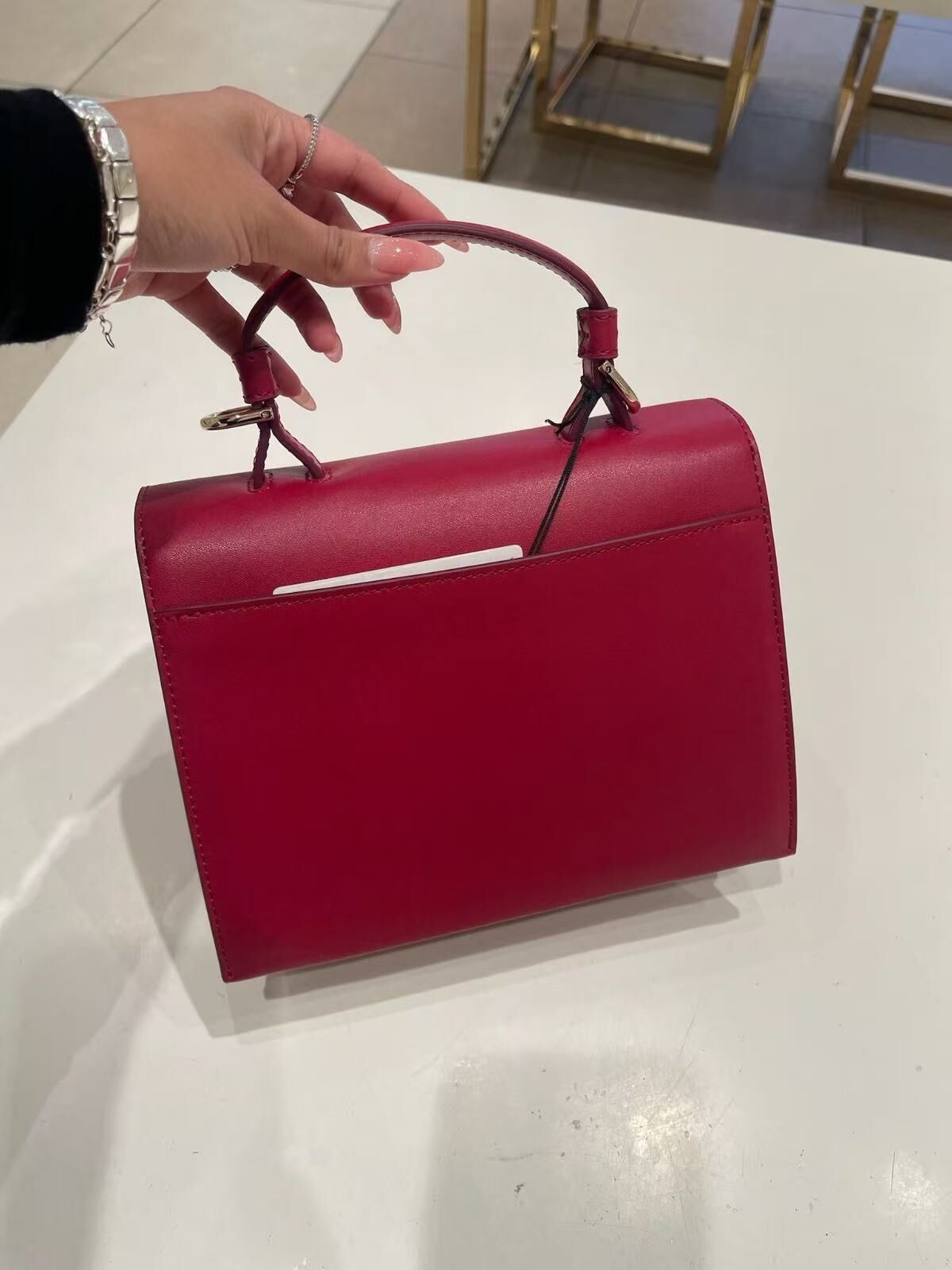 【預購】H0612126 Furla Eclisse 手提包 (紅色)