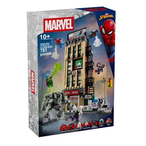Spider-Man vs Mysterio The Daily Bugle Building Set  Fit Lego NO BOX NA022
