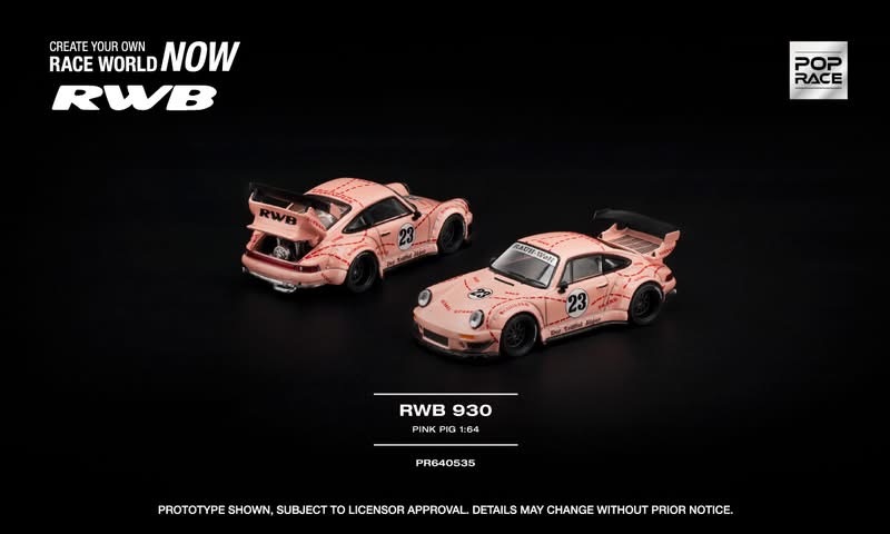 預訂PreOrder- Poprace RWB 930 "PINK PIG" PR640535