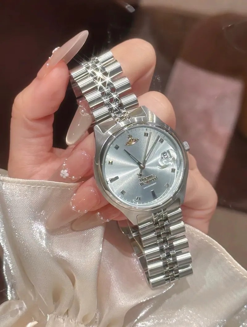 <現折$300>Vivienne Westwood 薇薇安 西太后 手錶 冰晶藍 37mm