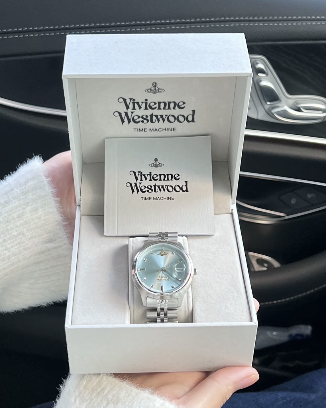 <現折$300>Vivienne Westwood 薇薇安 西太后 手錶 冰晶藍 37mm
