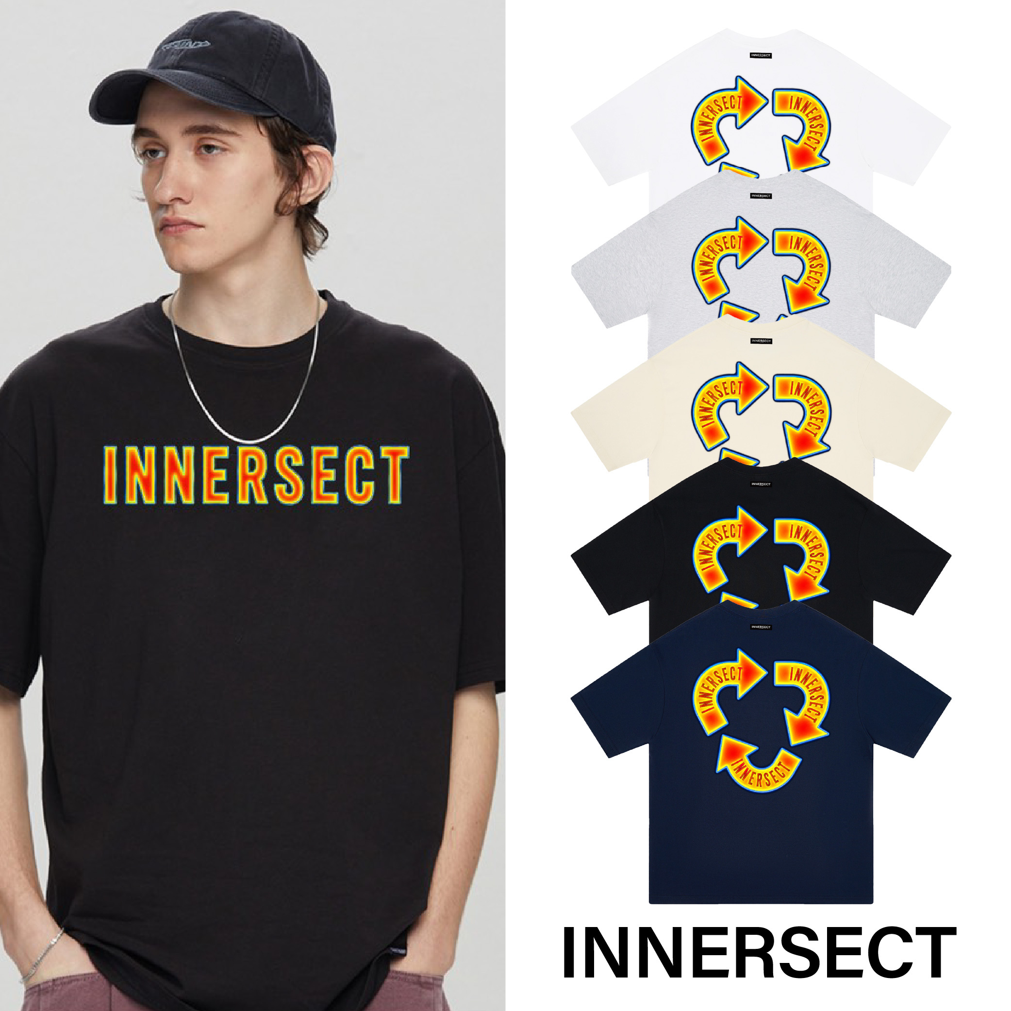 INNERSECT 三生萬物 循環標 熱感 橘紅 Logo 陳冠希 Clot FOG ESSENTIALS 26年新款 短袖 短Tee 男女休閒上衣 IN26H6DX042