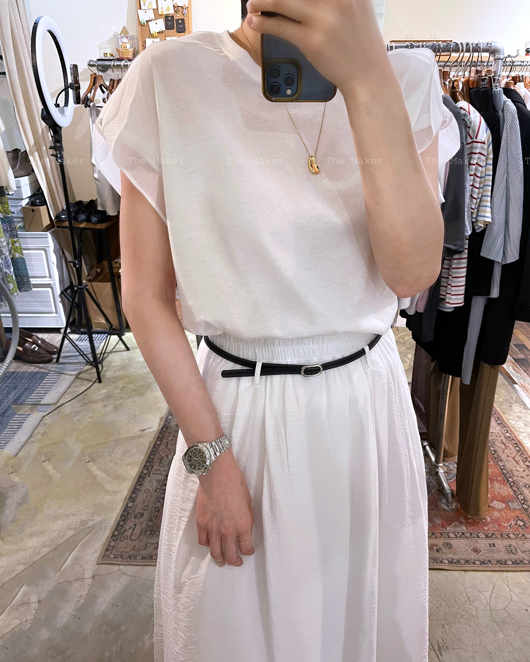 ⛱️ 輕紗膊Cotton Tee ⛱️