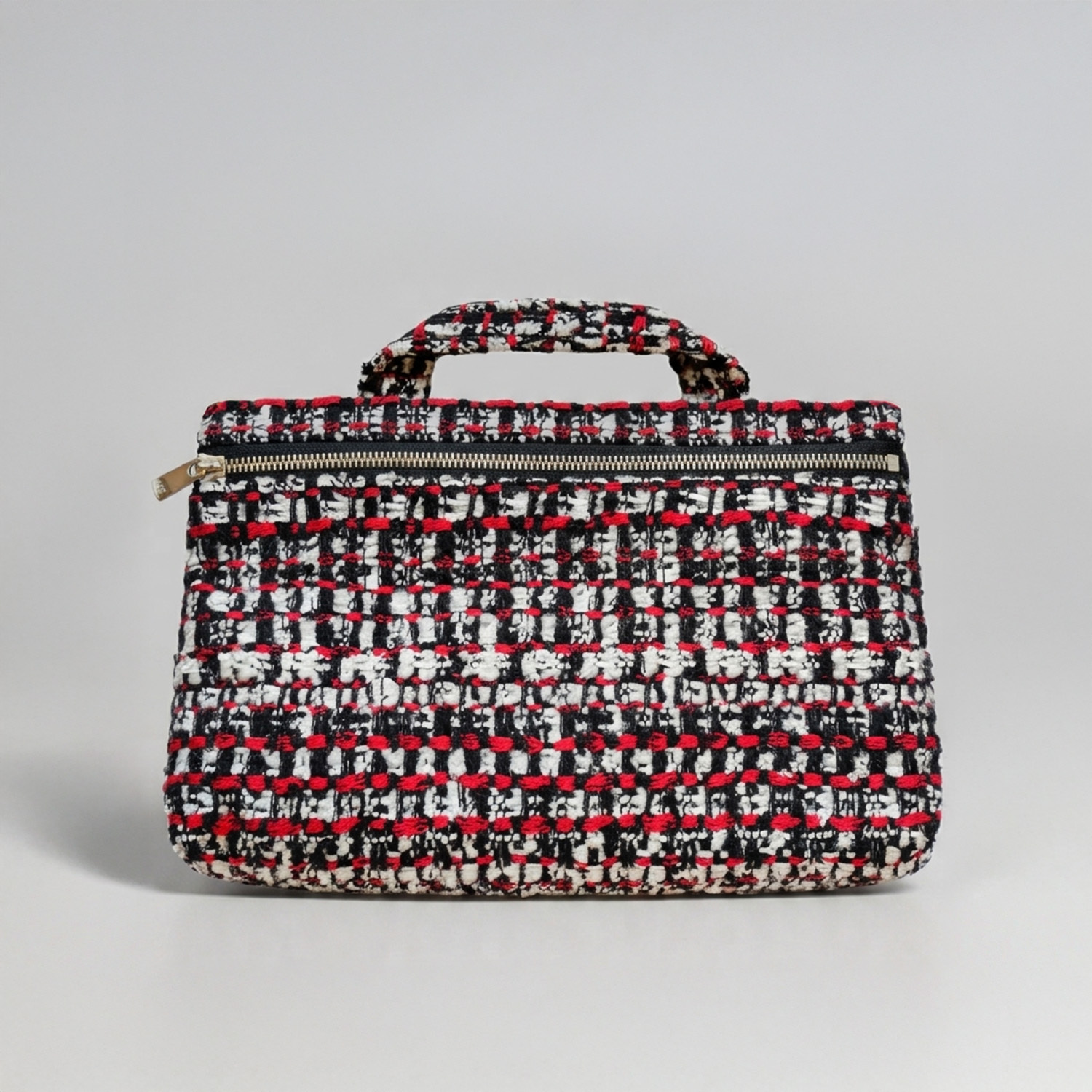 Harper Tote - Red & Black Multi