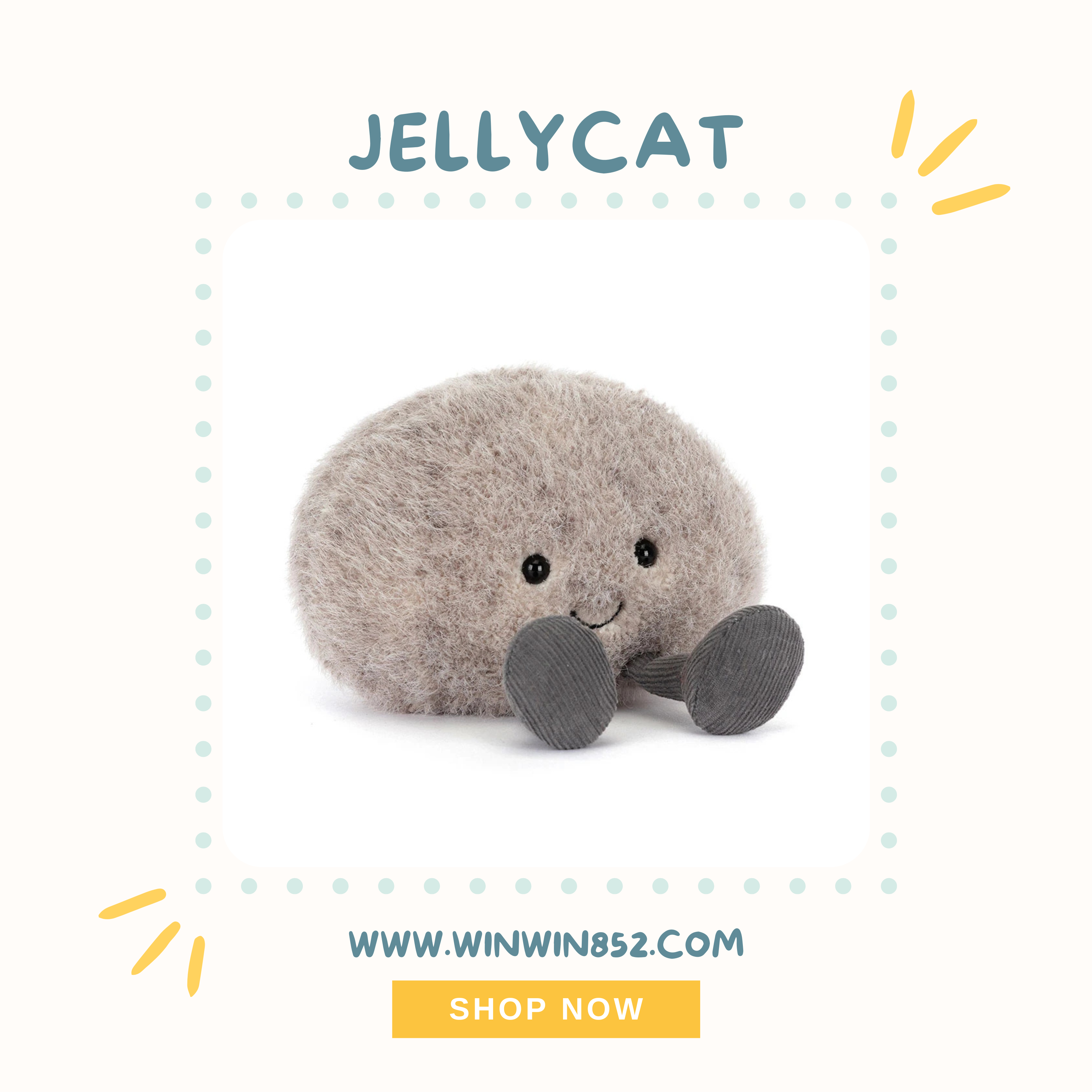 Jellycat Amuseables Pebble