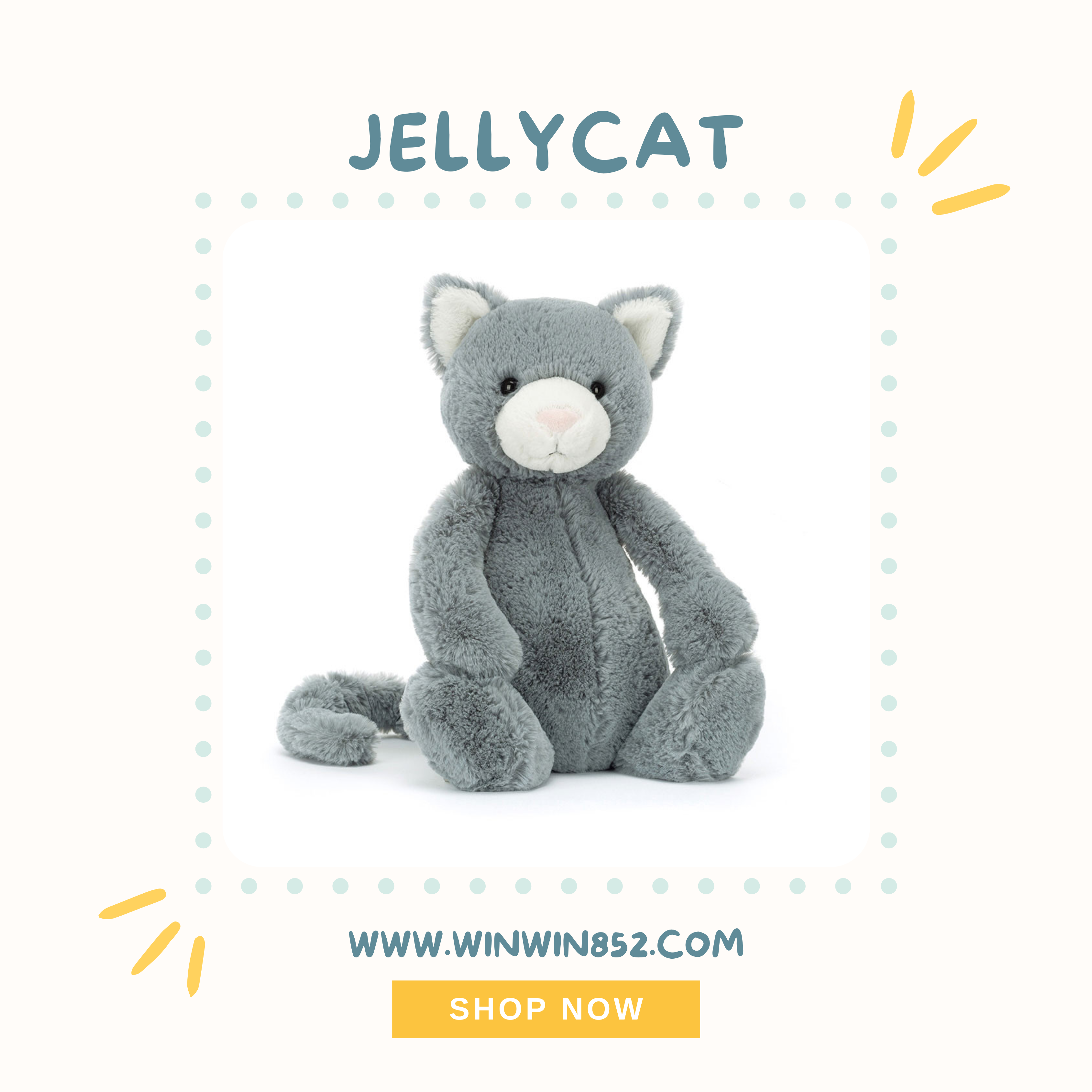 Jellycat Bashful Kitten