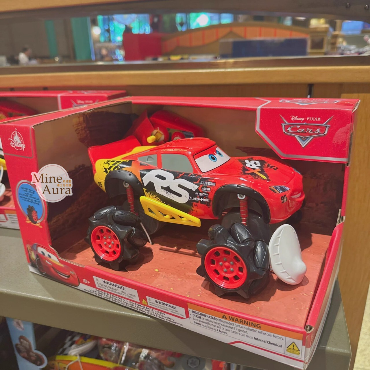 閃電麥坤 Lightning McQueen 大輪子 遙控 汽車 模型 玩具 汽車總動員 Cars -上海迪士尼樂園