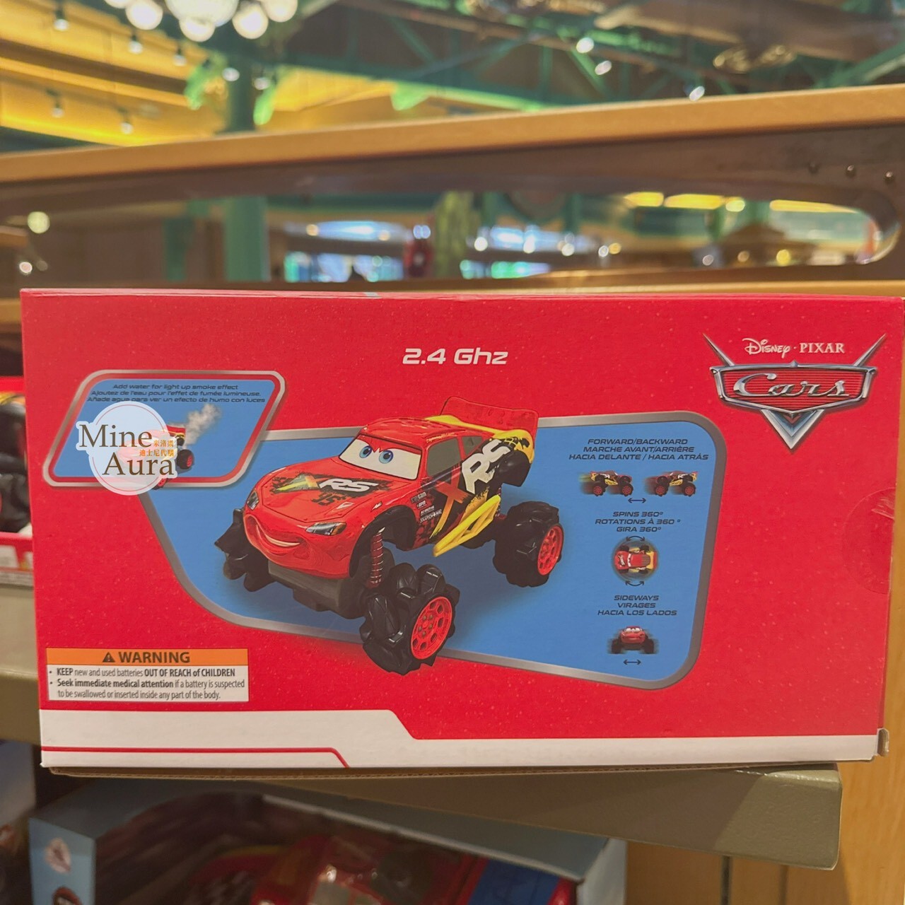 閃電麥坤 Lightning McQueen 大輪子 遙控 汽車 模型 玩具 汽車總動員 Cars -上海迪士尼樂園
