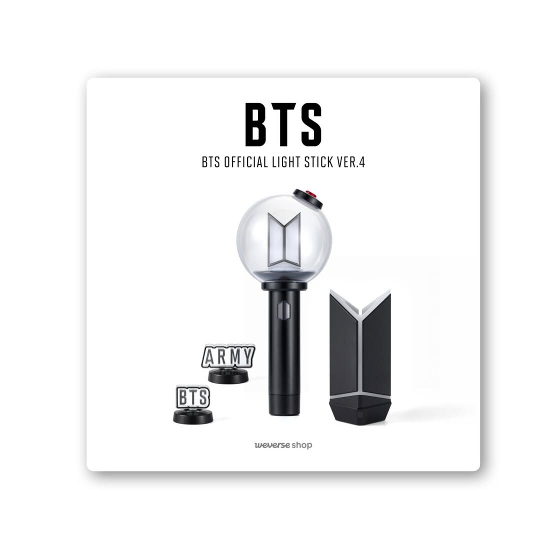 【Luxury】預購 BTS OFFICIAL LIGHT STICK VER.4 四代手燈 1 週邊 阿米棒 官方購入正品 應援 K-POP 演唱會