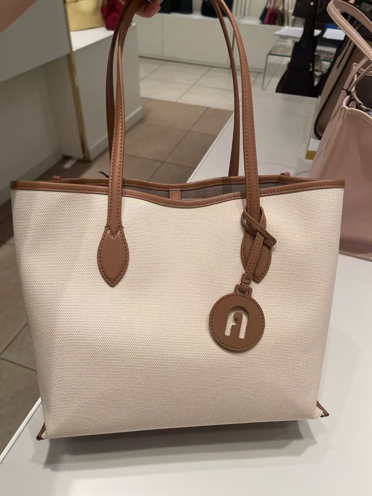 【預購】H0612155 Furla 大號帆布托特包