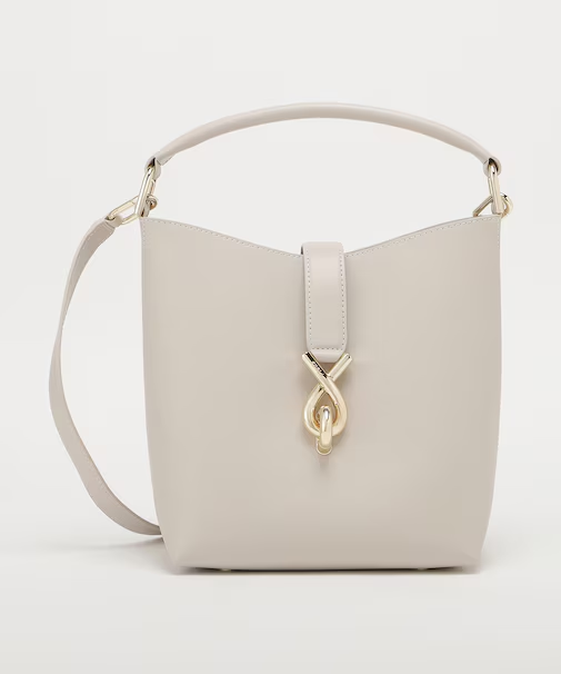 【預購】H0612111 Furla Mianova 小號水桶包 (米白色)