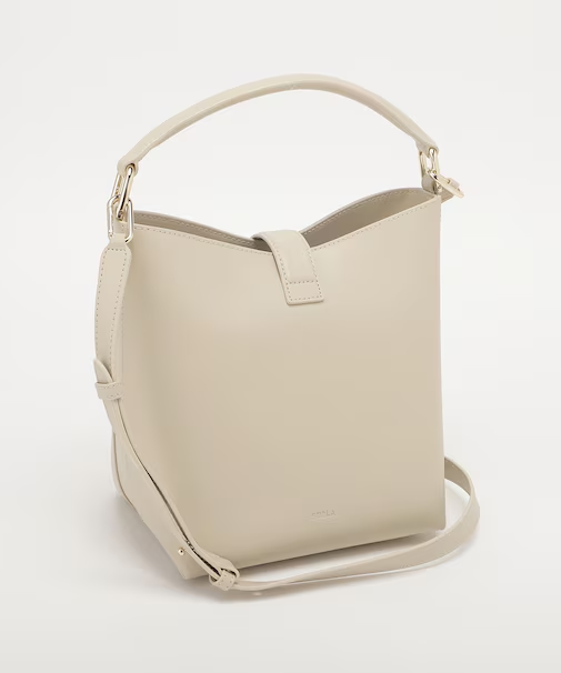 【預購】H0612111 Furla Mianova 小號水桶包 (米白色)
