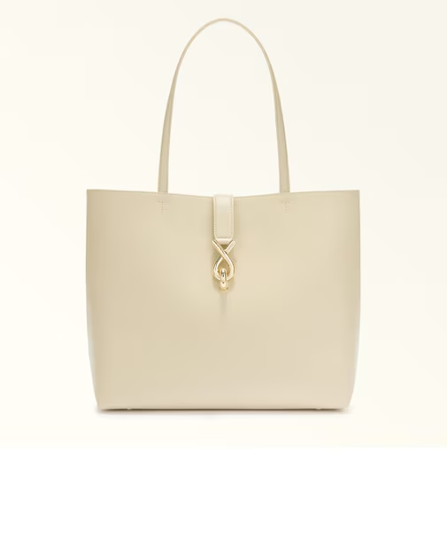 【預購】H0612113 Furla Mianova 托特包 (米白色)