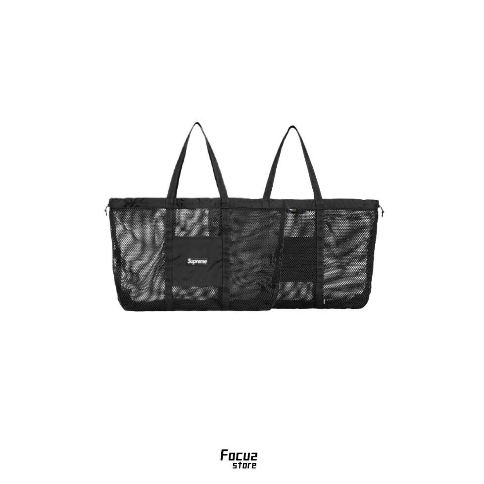 【Focus Store】現貨秒發 Supreme SS25 Mesh Tote "Black" 黑色 網眼布托特包